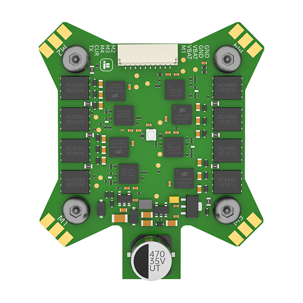 iFlight-BLITZ-F745-Flugsteuerung-305305mm-E55-55A-BLHeli_32-32Bits-4In1-Brushless-ESC-Stack-fuumlr-F-2018038-4